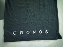 未使用 タグ付 CRONOS Tシャツ Ｍサイズ 黒 クロノス_画像5