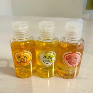 THE BODY SHOP シャワージェル　ボディシャンプー　旅行用　ミニボトル　マンゴー　モリンガ ピンクグレープフルーツ