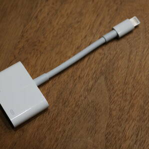 [現行モデル] Apple純正 Lightning to Digital AV Adapter A1438 MD826AM/A iPhone iPad ライトニング デジタルAV アダプタ SS