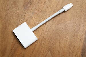 [現行モデル] Apple純正 Lightning to Digital AV Adapter A1438 MD826AM/A iPhone iPad ライトニング デジタルAV アダプタ T