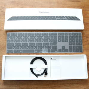 [中古動作品/稀少] Apple Magic Keyboard with Numeric Keypad JIS Space Gray/テンキー付き JIS配列 スペースグレイ A1843 MRMH2J/Aの画像1