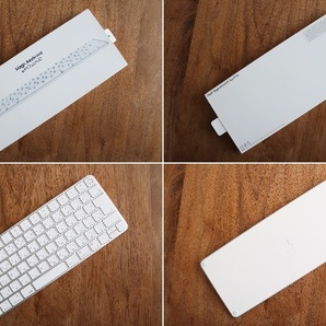 [程度良好/現行モデル] Apple Magic Keyboard White/AppleシリコンMacモデル用 Touch ID搭載 Model A2449 MK293J/A JIS配列 ホワイトの画像4