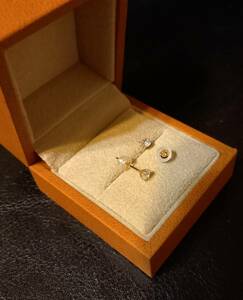 ★4ミリ★新サイズ★K18ダイヤモンドピアス1.28ct ペア高級※※☆輝きの一品☆純正18金 イエロー ゴールドピアス