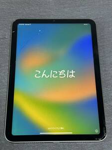 iPad mini 6世代 64GB Wi-Fiモデル スペースグレー 画面割れ sku04