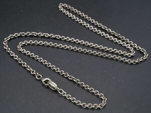 【1179】matelita britannia マテリタ ブリタニア SILVER シルバー 925 ネックレス チェーン アクセサリー 長さ約52cm TIA