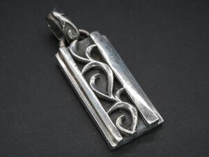 [1178]TLC SILVER серебряный 925 колье верх подвеска с цепью TIA