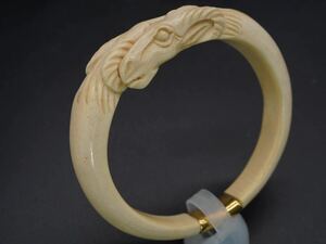 [551] Vintage Vintage bangle .? ivory style bracele accessory TIA