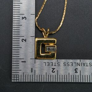 【1439】GIVENCHY ジバンシー ジバンシィ ゴールドカラー ネックレス アクセサリー 長さ約42cm TIAの画像5