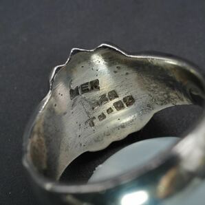 【1522】16.5号 mexico メキシコ SILVER シルバー リング 指輪 アクセサリー TIAの画像6