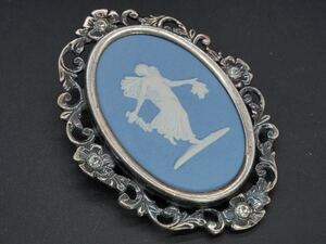 【1686】WEDGWOOD ウェッジウッド ブローチ アクセサリー TIA