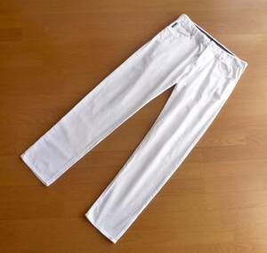 ARMANI JEANS Armani Jeans white Denim pants SLIM white with logo prompt decision equipped!