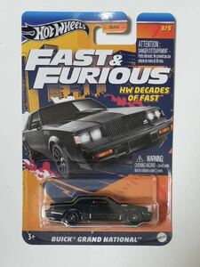 【新品】ホットウィール ワイルドスピード テーマアソート Decades ☆ ビュイック Hot Wheels FAST FURIOUS BUICK ギミック有