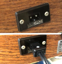 ★自作★　MICRO　レコードプレーヤーMRー422用　電源ケーブル1.8m_画像5