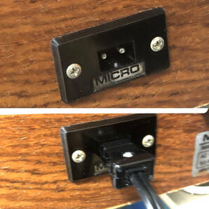 ★自作★ MICRO レコードプレーヤーMRー422用 電源ケーブル1.8mの画像5