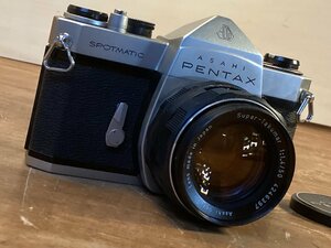 TT-1962 ■送料込■ペンタックス PENTAX SPOTMATIC 1:1.4/50 フィルムカメラ 858g●シャッターのみ確認●ジャンク扱い/くGOら