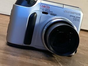 TT-2015■送料込■ OLYMPUS オリンパス CAMEDIA C-700 Ultra ZOOM 10x 2.1Mega デジタル カメラ カメラ 388g●通電のみ確認/くGOら