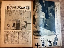 HH-7992■送料込■週刊 アサヒ 芸能 1957年 11月 発行 キャロルウォレス 中村鴈次郎 時代小説 コラム 時事 記事 古雑誌 印刷物 /くFUら_画像5