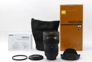 [極上美品, 元箱] Nikon AF-S 16-35mm f/4 G VR IF ED N Wide Angle Zoom Lens ニコン 一眼レフ カメラ 広角 ズーム レンズ NL-00594