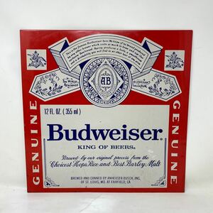 バドワイザー レトロ 壁掛け 看板 Budweiser 