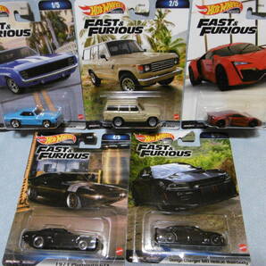 未開封未使用品 1/64 Hot WHeeLs PREMIUM COLLECTORS FAST & FURIOUS 5台組 の画像1