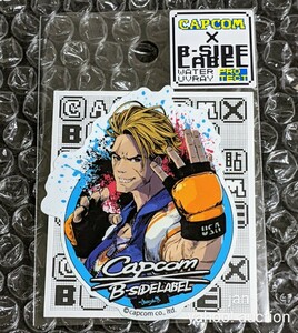 CAPCOM B-SIDE LABEL コラボ ステッカー ストリートファイター6 ルーク カプコン スト6 スト2 シール ビーサイドレーベル BSIDELABEL 新品