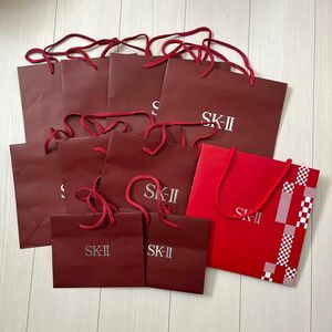 SK II 赤ショッパー10枚 お正月限定 ミニサイズ