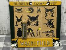 わちふぃーるど ラバースタンプセット Wachifield ダヤン ハンコ 猫 ネコ ファンシー 文具 雑貨_画像2