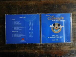  English intellectual training education Disney world of english CD special introduction part one Disney world ob wing lishu publish 