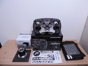 ファナテック/FANATEC ClubSport Steering Wheel Formula V2.5 ＆ QR1 新品同様！