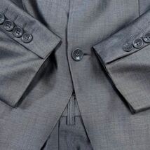 ジョルジオアルマーニ【輝く逸品】GIORGIO ARMANI スーツ　セットアップ　テーラードジャケット　シルバー　モノグラム　L位_画像4