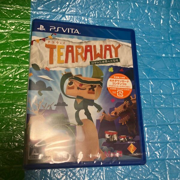 【PSVita】 Tearaway ～はがれた世界の大冒険～　新品　未開封