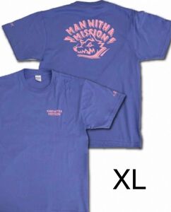 【新品未開封】マンウィズ Tシャツ ロゴT MAN WITH A MISSION ダスティブルー XL