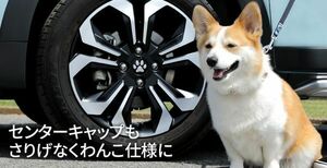 未使用 純正 とってもかわいい 肉球ホイールセンターキャップ☆ 4個セット さりげなくわんこ仕様に　HONDA 直径62mm 　