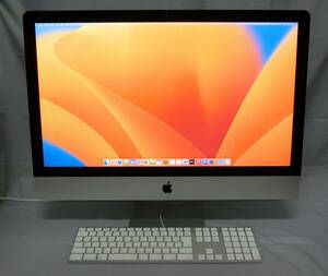 ◆◇iMac Retina 5K 27inch 2017/i7-7700K 4.2G/メモリ16G/512GB SSD/Radeon Pro 580/MNEA2J/A◇◆