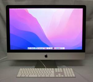 ●○iMac Retina 5K 27inch 2017/i7-7700K 4.2G/メモリ16G/512GB SSD/Radeon Pro 580/MNEA2J/A○