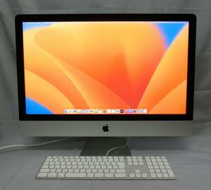 ○iMac Retina 5K 27inch 2017/i7-7700K 4.2G/メモリ16G/512GB SSD/Radeon Pro 580/MNEA2J/A○