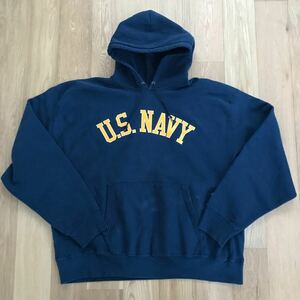 Champion PREMIUM REVERSE WEAVE ビッグサイズ U.S.NAVY ネイビー military ARMY チャンピオン 希少 リバースウィーブ パーカー YALE