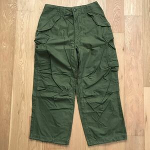 1972年会計◎U.S.ARMY フィールドパンツ small-short 米軍実物 カーゴパンツ アメリカ軍 ビンテージ vintage 軍パン 