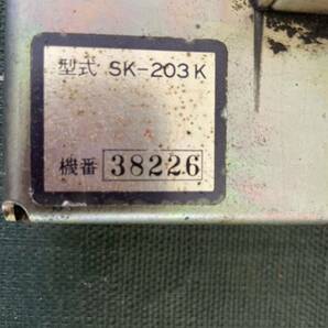 ★ 刃物研磨機 らくらくケンマ 新興製作所 SK-203K チップソー研磨機 8枚刃専用 中古★tanoの画像9