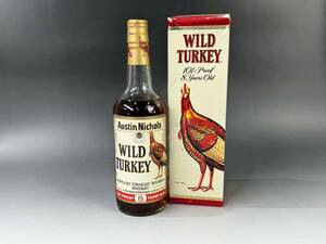 未開封★WILD TURKEY/ワイルドターキー バーボン ウイスキー 101PROOF 8 YEARS OLD 50.5%750ml 