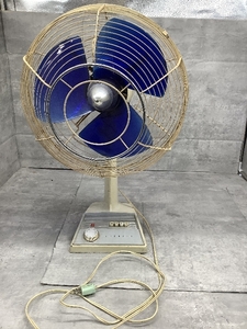 C3a HITACHI　A,C DESKFUN 扇風機 昭和レトロ 3枚羽 重さ約4,8キロ 通電動作未確認 現状品