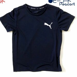 新品　PUMA プーマ　半袖Tシャツ　ネイビー　150㎝