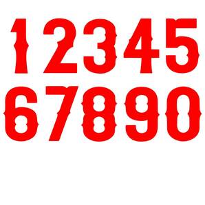 文字オーダー W30cm 侍ジャパン ゼッケン アイロンプリント ユニホーム Tシャツ ラバープリント 背番号 WBCの画像3