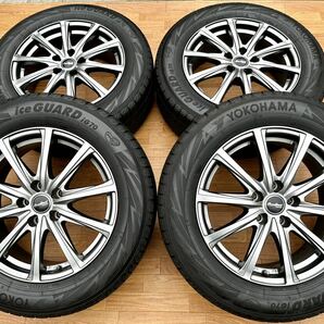 MANARAY EURO SPEED 17インチ ホイール＆YOKOHAMA 2021年製 225/60R17 4本セット★レクサスNX ハリアー RAV4 エクストレイル CX-8等にの画像8