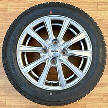 D.O.S. 14インチ アルミホイール＆GOODYEAR 155/65R14 4本セット★N-BOX N-WGN N-ONE ワゴンR ムーブ タント ウェイク スペーシア等に_画像6