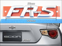 トヨタ86前期/SCION/ZN6サイオンFR-S純正USエンブレム-リア2点セット/USDM北米仕様USAハチロクGT86FT86(楕円シンボルマーク＆FRS文字)_画像5