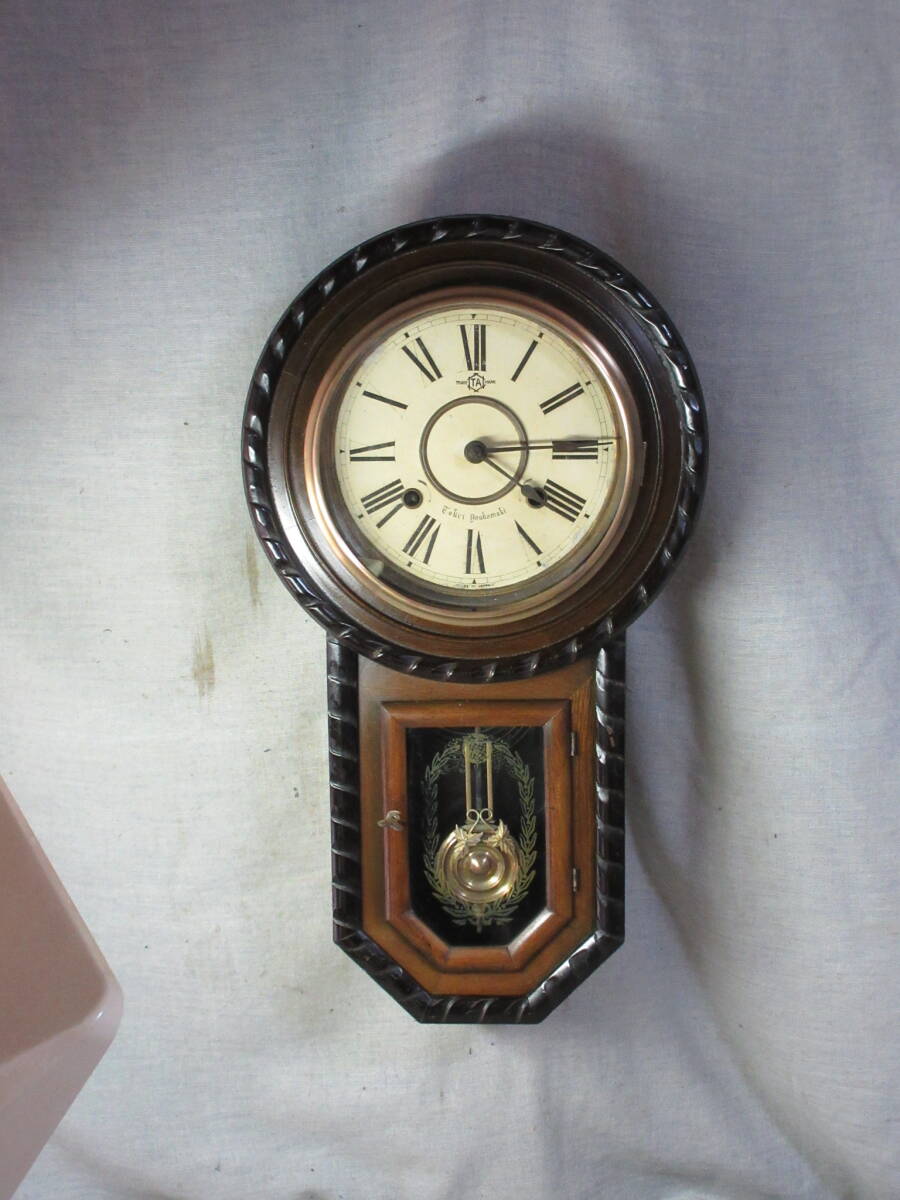 中古の柱時計。完動品です - その他