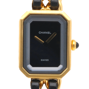  Chanel Premiere M wristwatch clock GP H0001 quarts lady's 1 year guarantee CHANEL used beautiful goods 