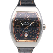 フランクミュラー ヴァンガード 腕時計 時計 ステンレススチール V45SC DTSTG J 自動巻き メンズ 1年保証 FRANCK MULLER 中古_画像1