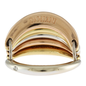 ダミアーニ ガイア リング 指輪 14号 18金 K18イエローゴールド ダイヤモンド レディース Damiani 中古 美品の画像5